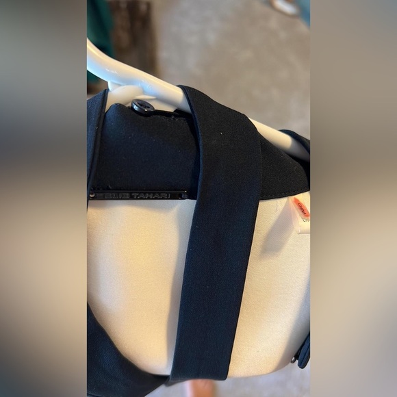 ELIE TAHARI Mavrick TwoTone Silk Blouse - - Picture 9 of 9